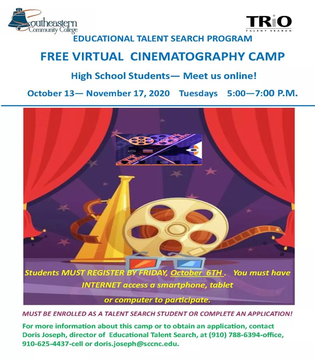 Virtual cinematography camp enrollment starts&nbsp;now