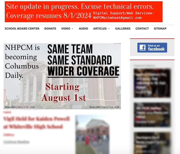 Maintenance Announcement