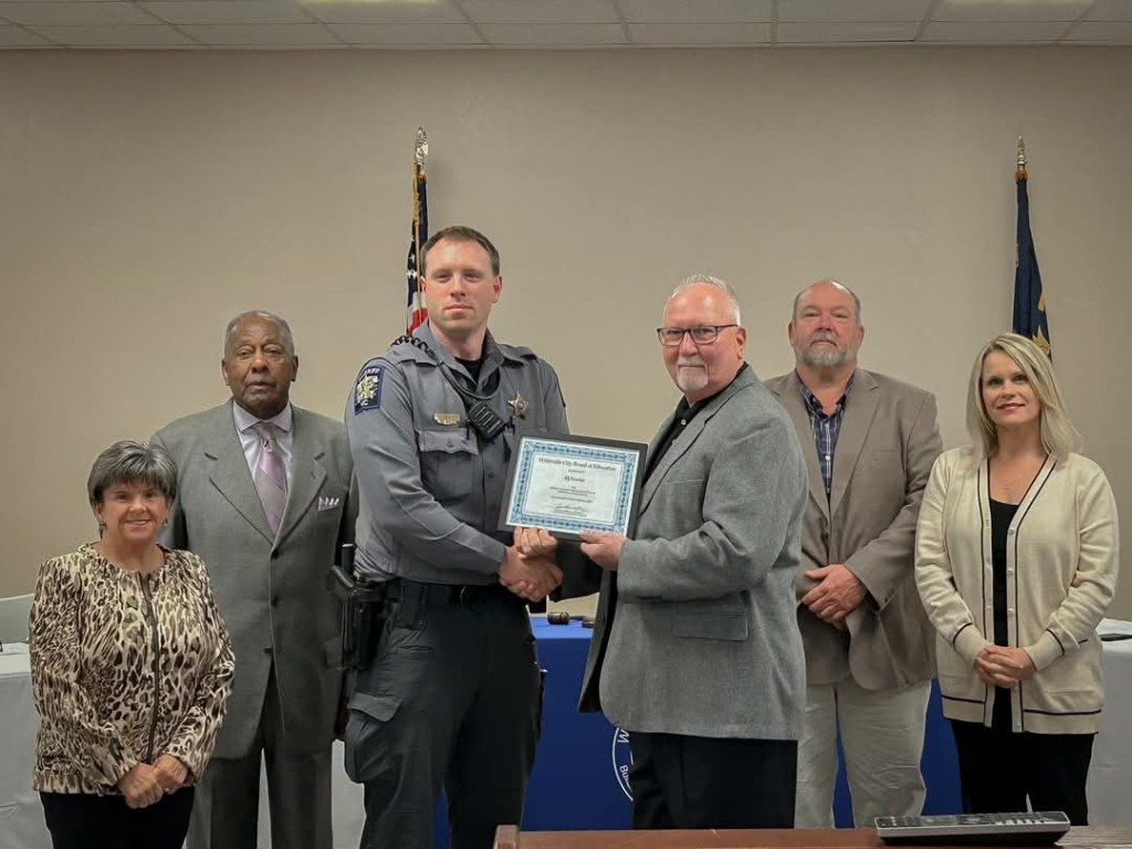Whiteville School Board Recognizes SRO for Life Saving&nbsp;Actions