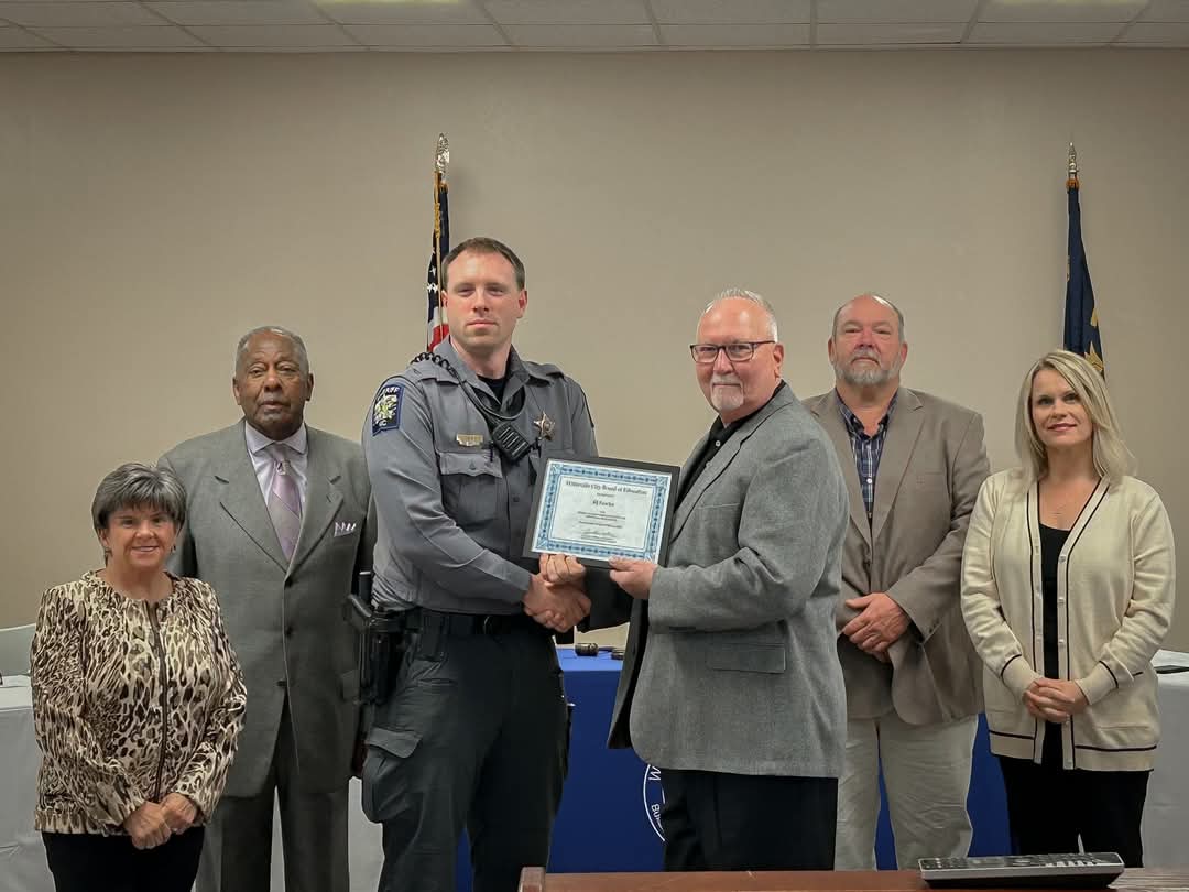 Whiteville School Board Recognizes SRO for Life Saving&nbsp;Actions